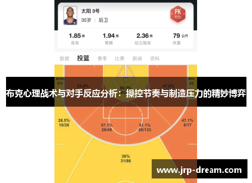布克心理战术与对手反应分析：操控节奏与制造压力的精妙博弈